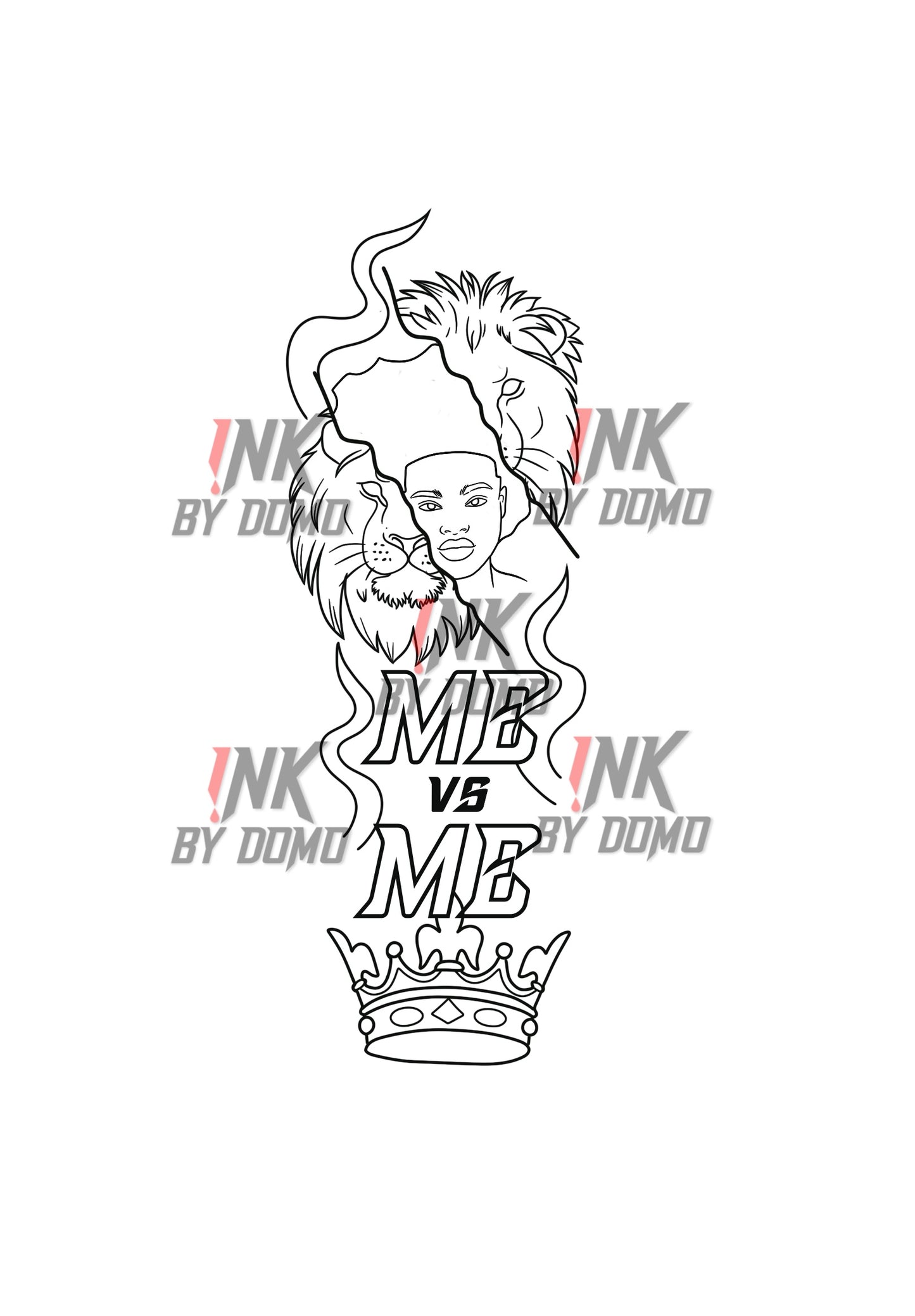 Lion Me vs Me Design