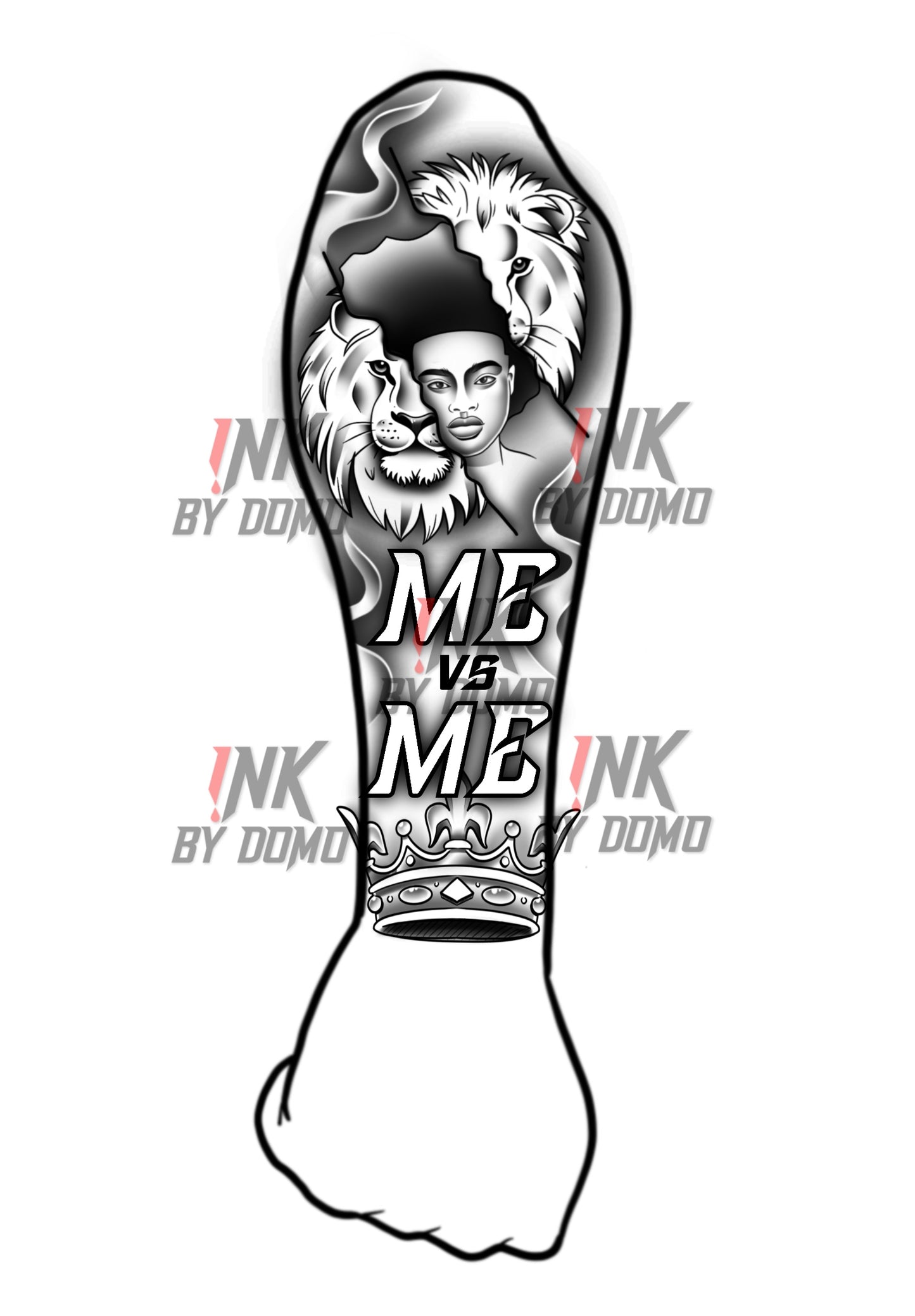 Lion Me vs Me Design