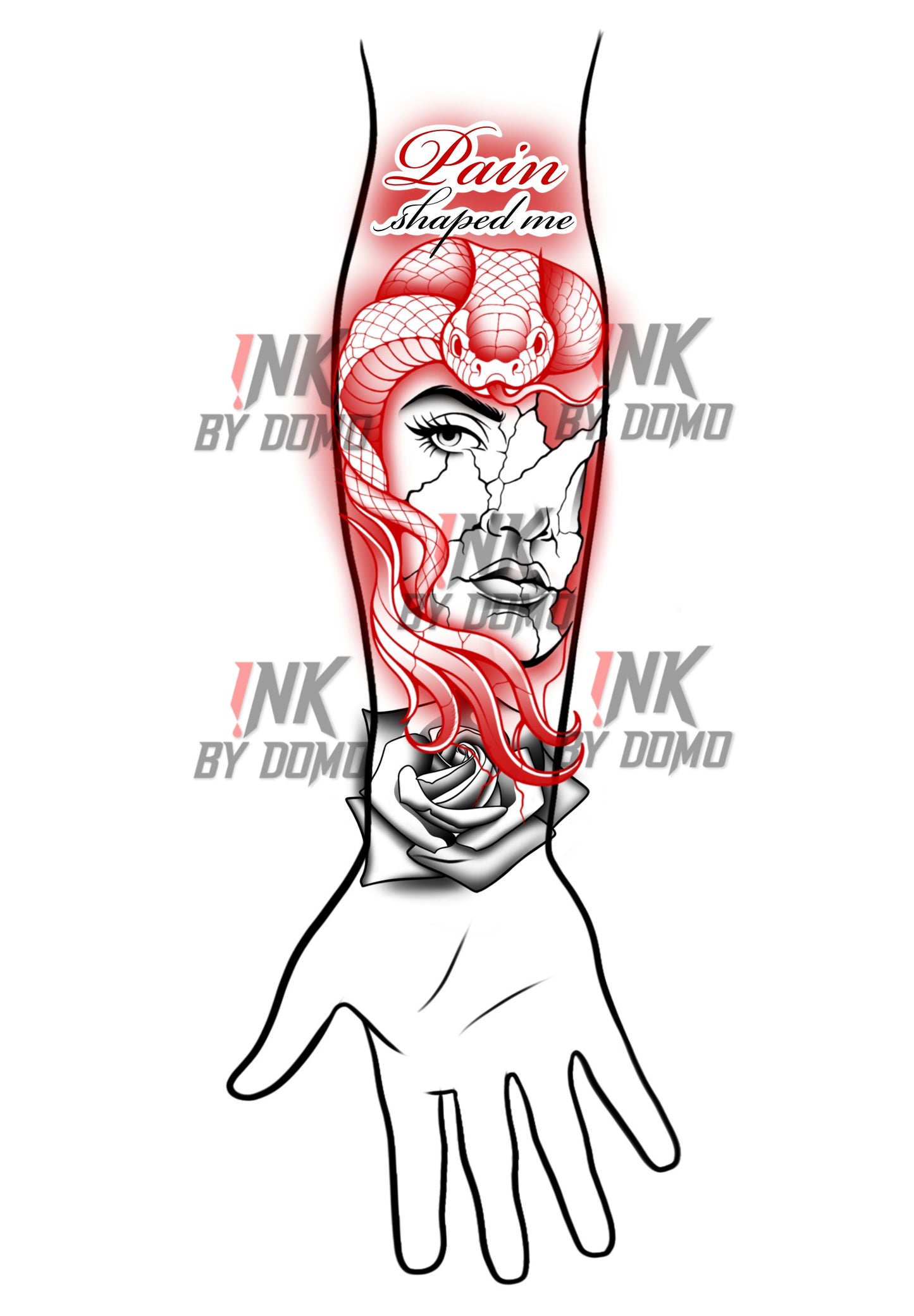 Pain Shaped Me Design