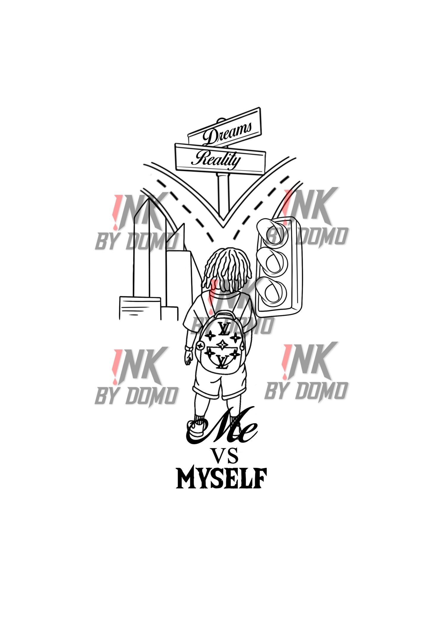 Me Vs Myself Design