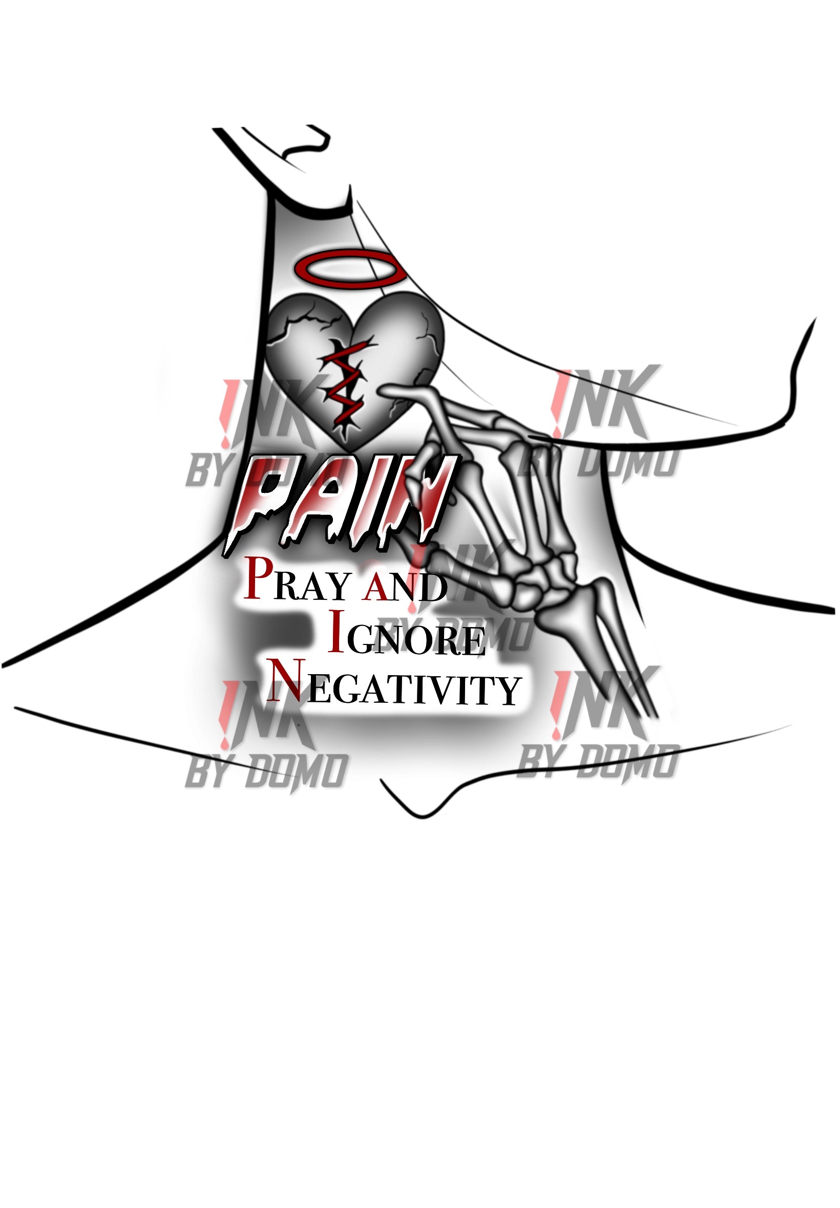 Pain Neck Design – InkByDomo