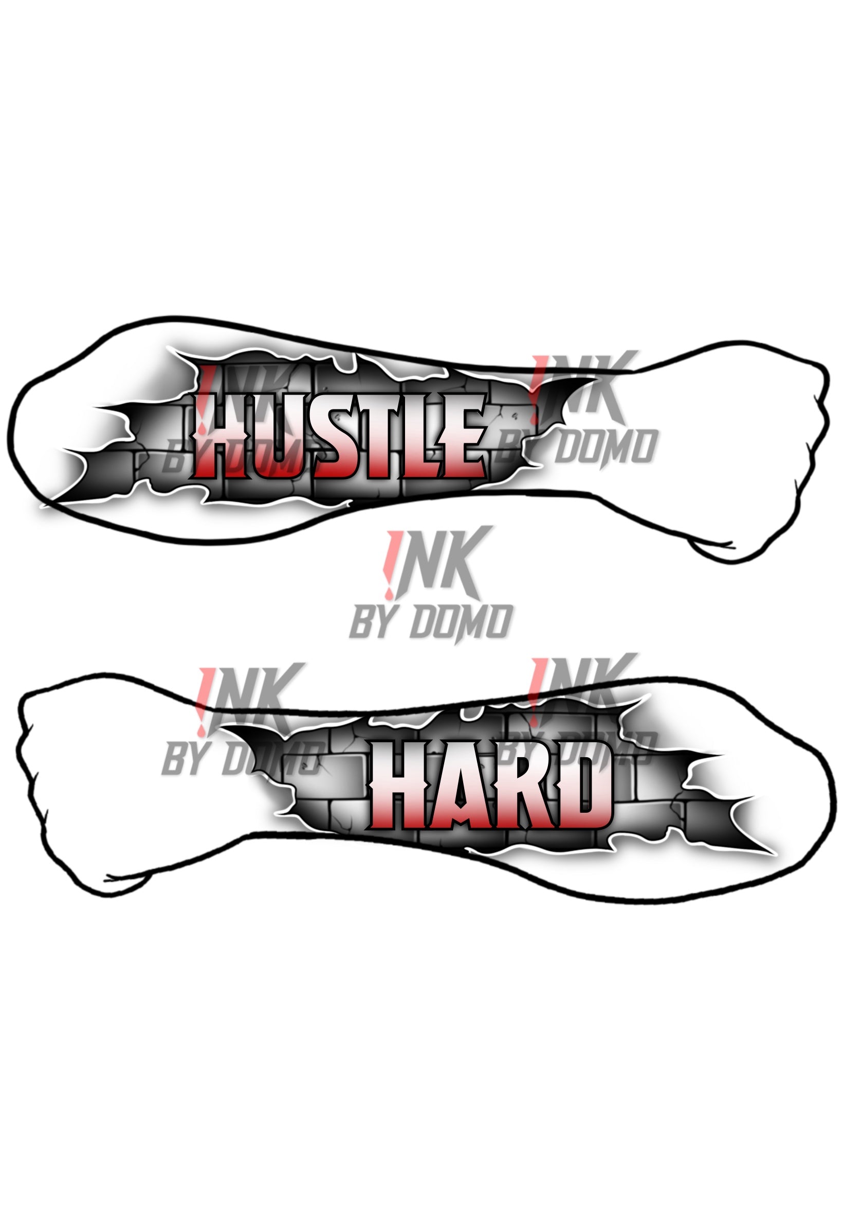 Hustle Hard Design – InkByDomo