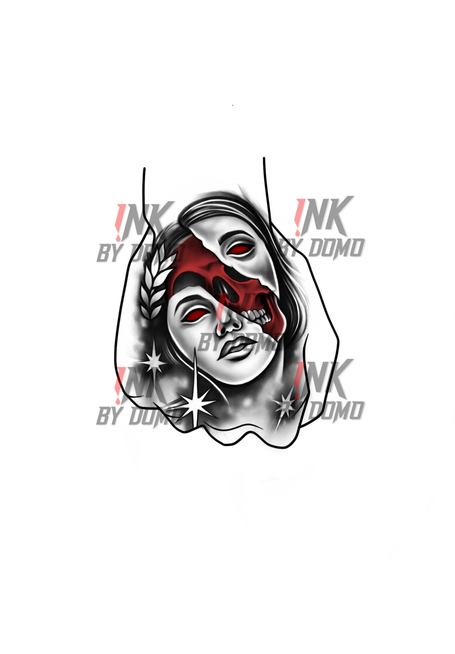 Split Faced Hand Design