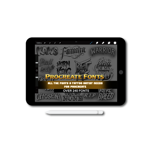 Procreate Fonts