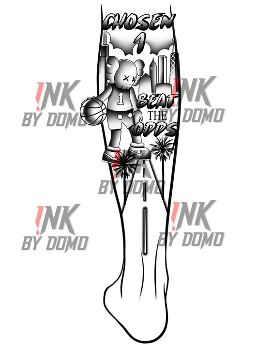 Kaws Basketball Design