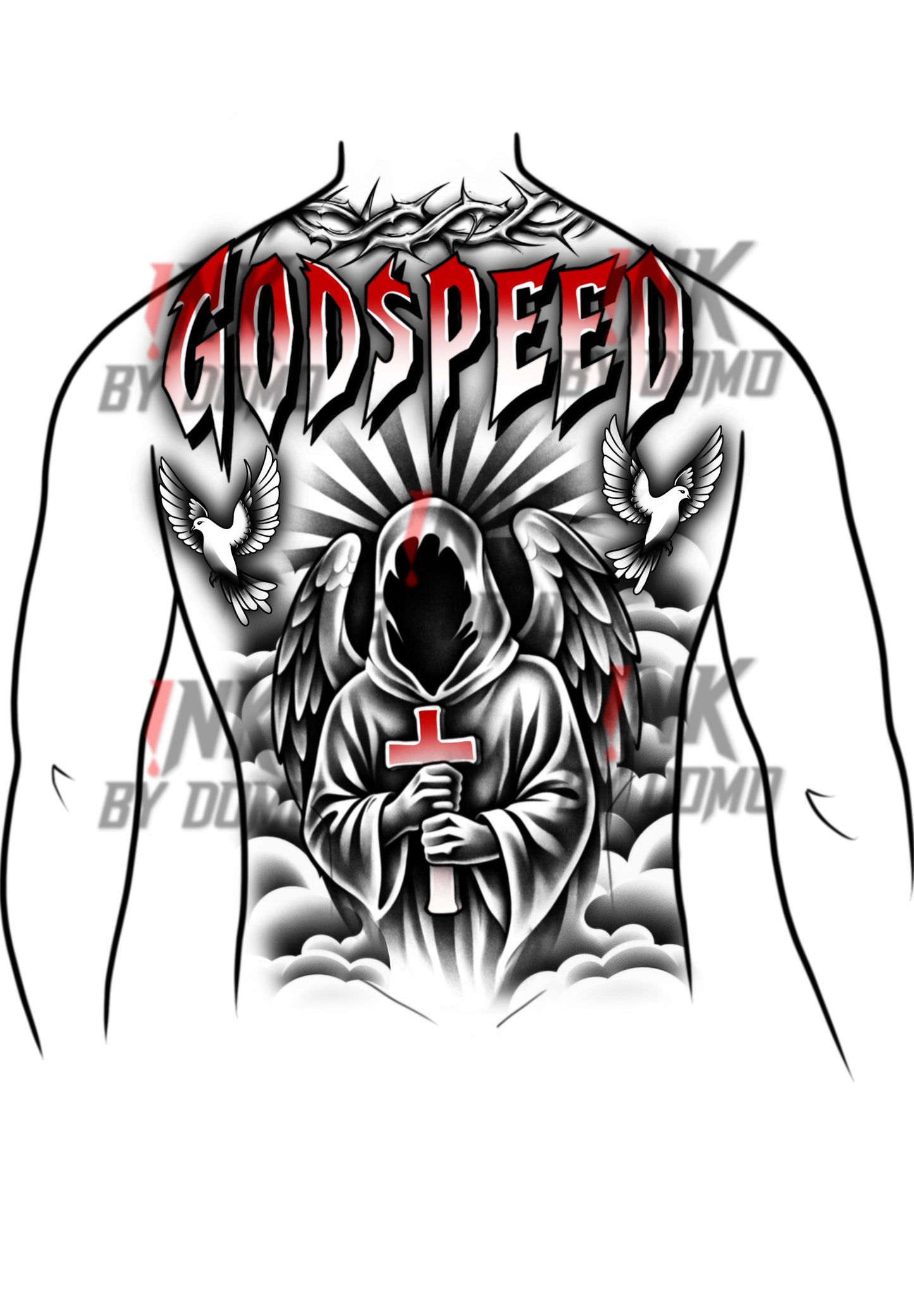 Godspeed Back Design